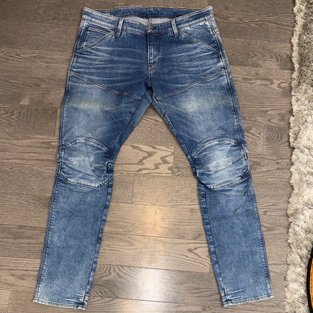 G-Star Men's Faded Blue Skinny Jeans